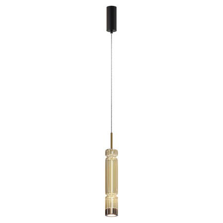 Szklana wisząca tuba LED o średnicy 8cm Ordo MOD272PL-L12BS3K1 Maytoni