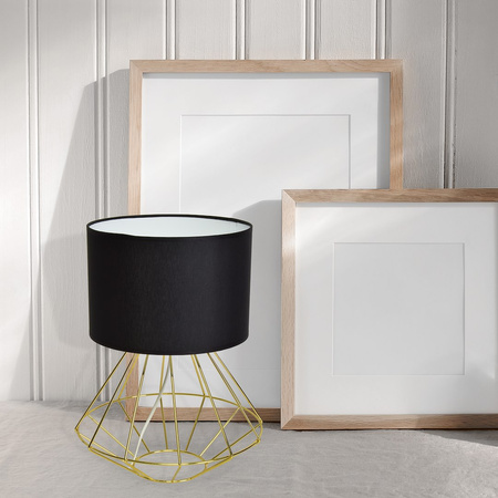 Lampa stojąca LUPO BLACK/GOLD 1xE27 MLP6272