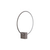 Kinkiet brązowa obręcz LED o średnicy 30cm VEXA BROWN 6W Tk Lighting 18303