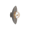 Kinkiet metalowy w odcieniu brązu ze szklanym kloszem SLATE NEW BROWN GLASS 1XG9 Tk Lighting 11352