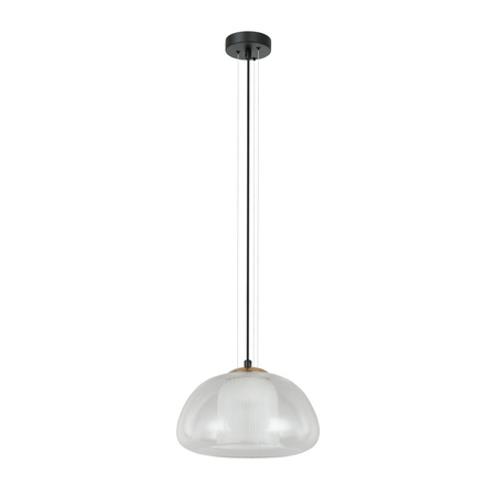 Lampa wisząca Feder 1xE27 Italux PND-61001A-BK