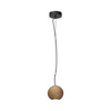 Lampa wisząca drewniana kula o średnicy 12cm Basic Texture 1xGU10 Maytoni MOD461PL-01BG