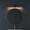 Czarny kinkiet nad lustro Artist 6W LED 4000K 40cm IP44 Milagro ML2043