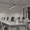 Lampa wisząca czarna liniowa 120cm Sigi III LED 3000K PL0128-BK Yaskr