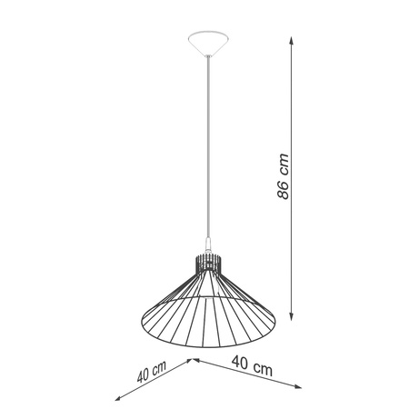 Lampa wisząca EDA Sollux SL.1186
