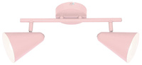 AMOR LAMPA SUFITOWA LISTWA 2X40W E14 JASNY RÓŻ Candellux 92-68798