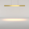 Liniowa lampa wisząca 116cm w kolorze mosiężnym LED Euphoria P109PL-36W2.7-6K-BS Maytoni