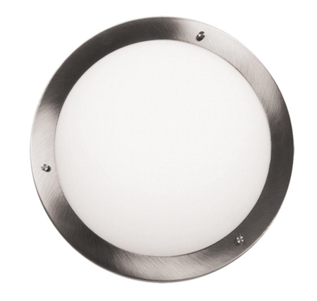 AQUILA LAMPA SUFITOWA PLAFON 18 1X40W G9 SATYNA NIKIEL IP44 (BŻ) Candellux 12-69955