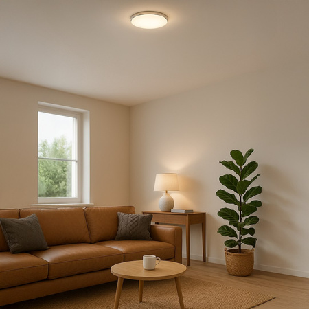 Plafon MAYA CHROME 15W LED IP44 Ø330 mm Milagro ML1658