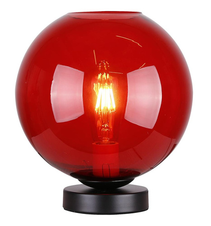 LAMPKA GLOBE GABINETOWA 1X60W E27 CZERWONY Candellux 41-78278