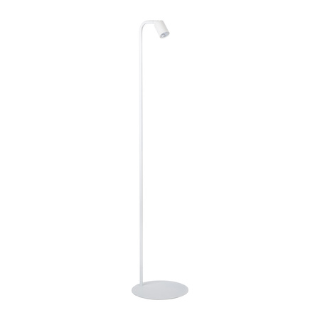 Prosta biała lampa podłogowa punktowa 1xGU10 NEX WHITE Tk Lighting 16191