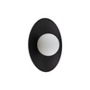 SLATE BLACK GLASS KINKIET 1XG9 TK Lighting 10934