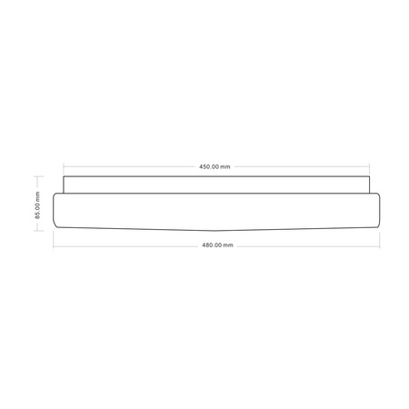 Plafon sufitowy LED 4000K Sonia Italux PLF-45372-M-CL