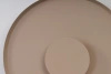 Dekoracyjny płaski okragły kinkiet ścienny o średnicy 35cm w kolorze taupe OTTO WALL 35 LED 3000K Azzardo AZ7281