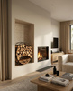 Ozdobny stojak na drewno KS-20 STOJAK WOOD RING L z serii KAJA HOME