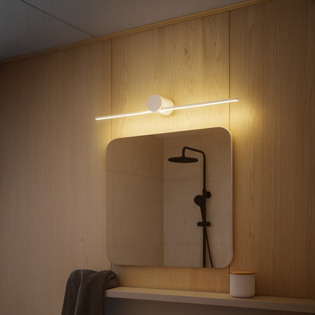 Biały kinkiet łazienkowy nad lustro Artist 9W Led 60cm 4000K IP44 Milagro ML2046
