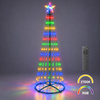 Choinka świecąca LED do domu lub ogrodu 1,8m 269LED 2700K + RGB IP44 Zielony Eko-Light Milagro EKSW2899