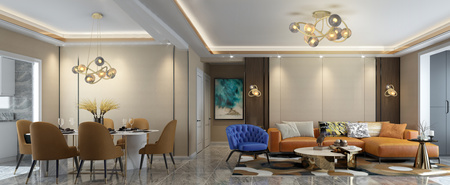 Lampa sufitowa METZ 12 złota Wofi Premium 9015-1204