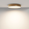Złota matowa okrągła lampa sufitowa o średnicy 40cm LED 3000K 2880 lumenów Zon C032CL-45W3K-RD-MG Maytoni