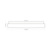 Plafon sufitowy LED 4000K 51cm Normi Italux PLF-85740-L-CL