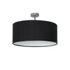 Lampa podsufitowa CASINO BLACK/CHROME 1xE27 Milagro ML6379