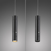 Lampa wisząca tuba czarna bezprzewodowa akumulatorowa ładowana USB ATTACH Just Light 18281-18