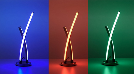 Lampka stołowa LOLAsmart-SWING LED RGB Leuchten Direkt 11991-55 sterowana pilotem