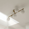 Klasyczna lampa sufitowa z kloszami do salonu ARDI Kaja Lighting K-5857