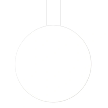 Lampa wisząca pionowy biały pierścień o średnicy 80cm IP44 Maxlight P0653 Visual Ver 30W