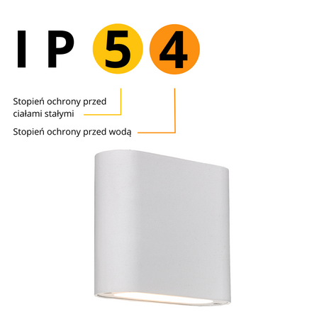 Kinkiet Sapri biały LED 4000K Light Prestige LP-1556/1W WH