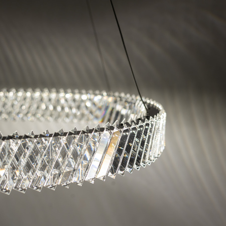 Lampa wisząca kryształowy ring 80cm 3000K LUXORA LED Nowodvorski 11706