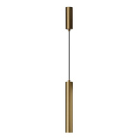 Lampa wisząca matowa złota tuba DAMI 1 18W CCT GO AZZARDO AZ6065