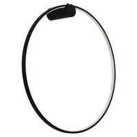 Kinkiet Mirror L duży okrąg 90cm czarny IP44 LED CCT Light Prestige LP-999/1W L BK CCT