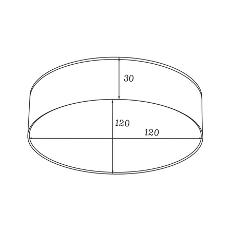 Lampa sufitowa SOLARI LED Zuma Line WM-TD8880-M-3K-WH