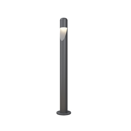 Nowoczesny słupek grafitowy 60cm do ogrodu LED 3000K Hagen O423FL-L5GF Maytoni