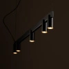 Lampa wisząca 5 tub na czarnej belce FOURTY LINE LED 900 Nowodvorski 12298