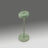 Zielona lampka stołowa bezprzewodowa także na zewnątrz ładowana USB IP44 AMAG Just Light 19310-43
