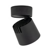Czarna oprawa natynkowa ruchoma tuba wybór barwy światła KYOTO BLACK CCT 18W Tk Lighting 18156