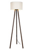 Lampa podłogowa PIKO E27 Zuma Line ASZ.1608 - trójnóg drewniany