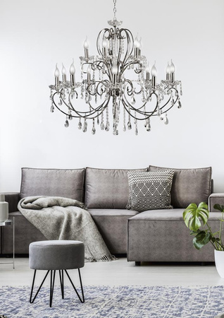 Lampa wisząca AURORA chrom XVI Candellux 30-97586