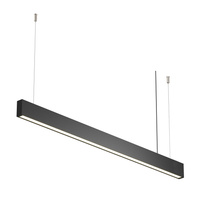 Czarna lampa wisząca liniowa 112cm LED BASIS P051PL-36W2.7-6K-B Maytoni