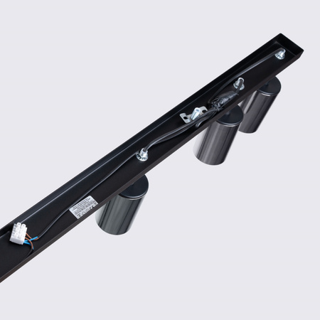 Plafon WINX 6L czarny/chrom Sollux SL.1372