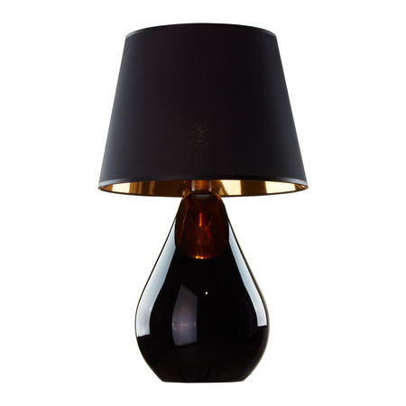 Lampka stołowa LACRIMA BLACK/GOLD TK Lighting 5454