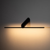 Czarny poziomy kinkiet liniowy 66cm SLASH LED 3000K Nowodvorski 11431