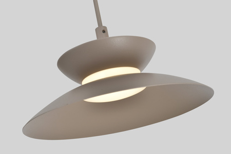Lampa wisząca trójka prosta Gubbio kaszmirowa Aviano Lighting 7060-313