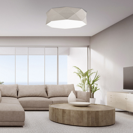 Lampa sufitowa plafon KANTOOR NATURE 52cm TK Lighting 6195