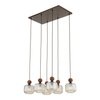 Lampa wisząca BALLO ORZECH 6XE14 TK Lighting 11840