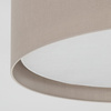 Duży plafon sufitowy z lnu 77cm LARGO LINEN 6XE27 Tk Lighting 11699
