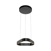 Lampa wisząca czarna Q-STRETTO Paul Neuhaus 2689-18