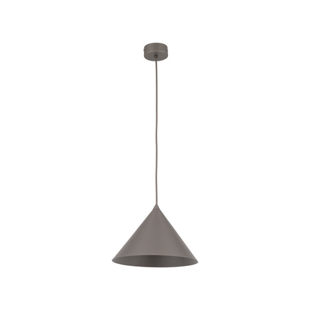 Lampa wisząca metalowy stożek w odcieniu brązu 26cm CONO M NEW BROWN 1XE27 Tk Lighting 11376